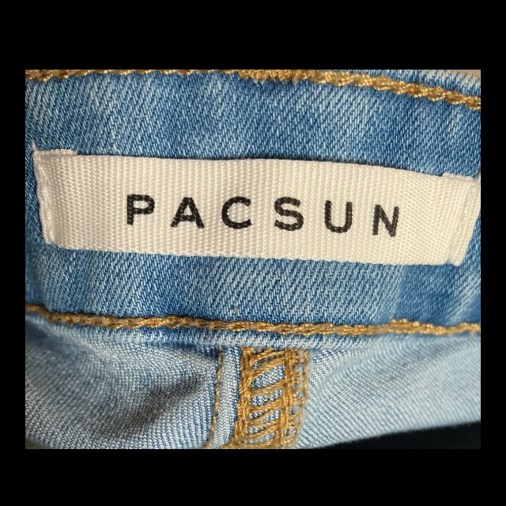 Pacsun Men’s Size 30x30 Light Indigo Blue Wash Stacked Stretch Skinny Jeans - Picture 12 of 12